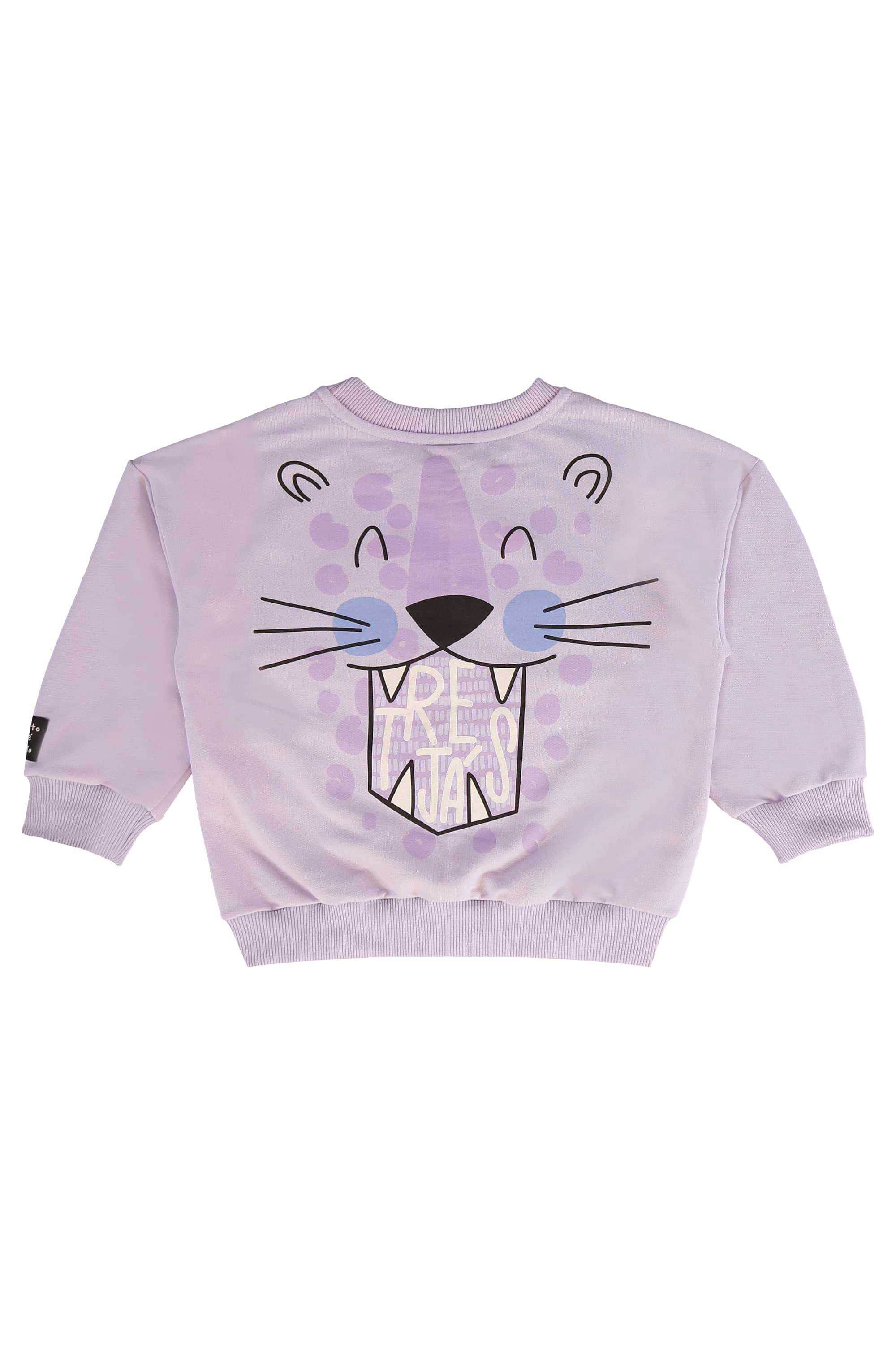 Conjunto Infantil com Blusão e Calça Selva (Roxo) Três e Já - Imagem 15
